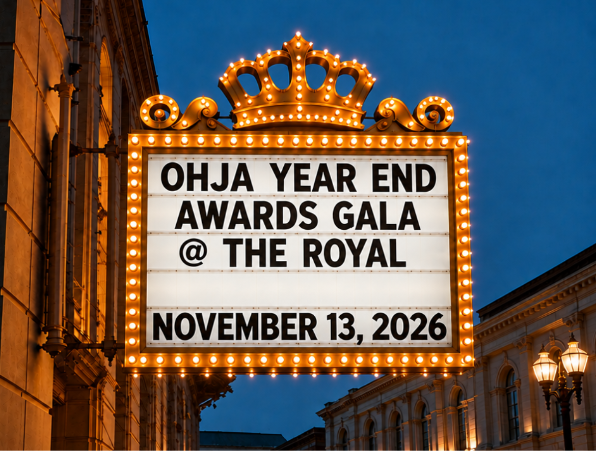 Reserve Your OHJA Awards Night Tickets Before Nov 6th!